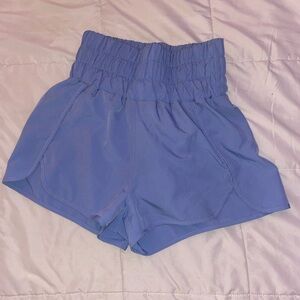 Purple New In High-Waisted Athletic Shorts